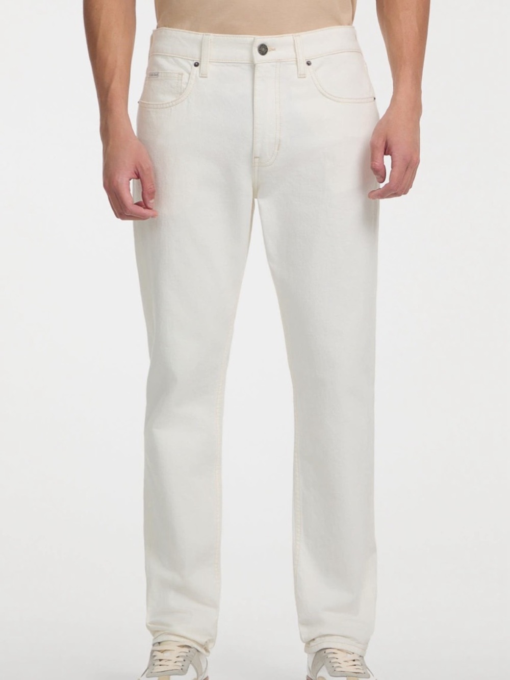 Vermont Slim Jean Pants - White Wash